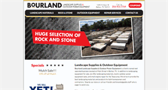 Desktop Screenshot of bourlandlandscape.com